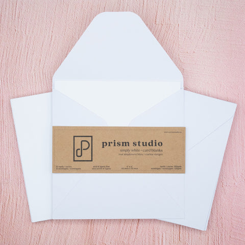 Prism Studio Card Blanks & Envelopes, 6" x 6"