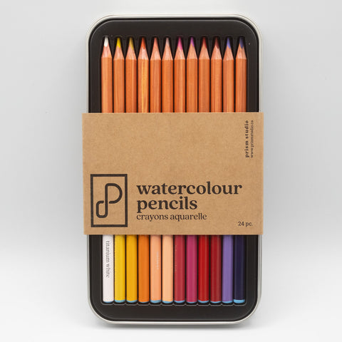 Prism Studio Watercolour Pencil Set (24pc)