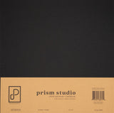 Prism Studio 12X12 Whole Spectrum Smooth Cardstock, 80lb - Simply Black (25 Sheets)