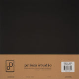 Prism Studio 12X12 Whole Spectrum Smooth Cardstock, 92lb - Simply Black (25 Sheets)
