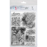 Ciao Bella Clear Stamp Set 6"x8" Silver Bells