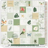 Les Ateliers de Karine Pura Vida Pack 6 papiers imprimés + 1 calque