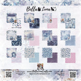 Bellaluna Crafts-12x12"  Pad with 12 double-sided papers Let It Go