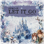 Bellaluna Crafts-12x12"  Pad with 12 double-sided papers Let It Go