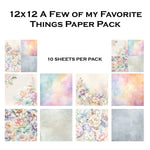 Simply Stated - A Few of my Favorite Things 12x12 Paper Pack