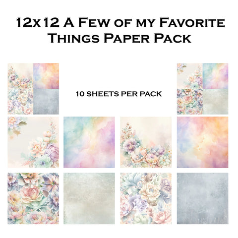 Simply Stated - A Few of my Favorite Things 12x12 Paper Pack