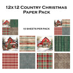 Simply Stated - Country Christmas 12x12 Paper Pack