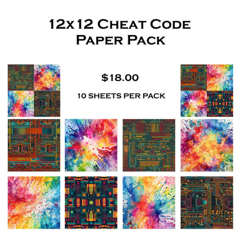 Simply Stated- Cheat Code 12x12 Paper Pack