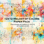 Simply Stated- Melody of Colors 12x12 Paper Pack