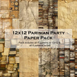 Simply Stated- Parisian Party 12x12 Paper Pack