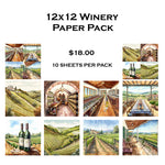 Simply Stated- Winery 12x12 Paper Pack