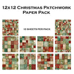 Simply Stated - Christmas Patchwork 12x12 Paper Pack