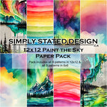 Simply Stated- Paint The Sky 12x12 Paper Pack