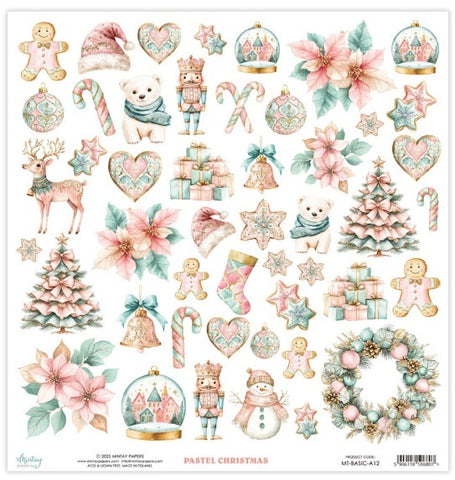 Mintay Papers Basic - Elements - Pastel Christmas
