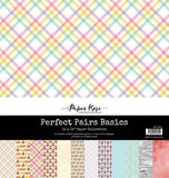 Paper Rose Perfect Pairs Basics 12x12 Paper Collection