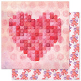 Paper Rose Perfect Pairs Patterns 6x6 Paper Collection