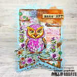 AALL & Create  A6 Stamp Set - Night Wing Petals #1196