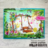 AALL & Create  A6 Stamp Set - Swing Garden #1197