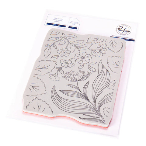 PinkFresh  Foliage Flair Cling Stamp
