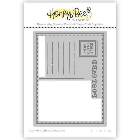 Honey Bee Stamps - Mini Postcard - Honey Cuts