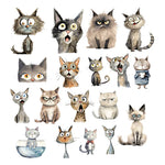 Simply Stated- Quirky Cats Ephemera Pack