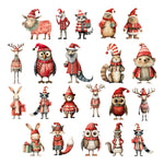 Simply Stated - Quirky Christmas Animals Ephemera Pack