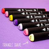 Decotime Alcohol Twin Markers - All Seasons - Brush & Fine Tip - incl. Decotray - 160 Pieces
