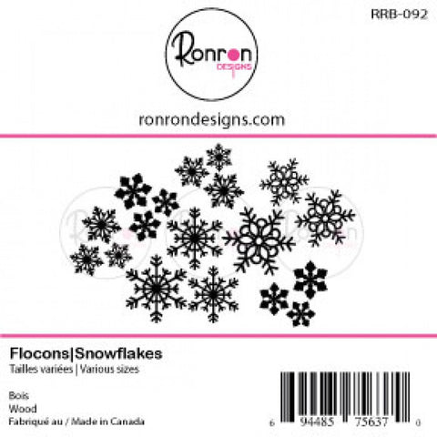 Ronron Designs Wood: Snowflakes