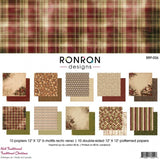 Ronron Designs Noël traditionnel - Papiers à motifs 12X12