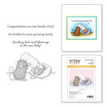 Spellbinders Bundle of Joy Cling Rubber Stamp Set from the House-Mouse Creative Day Collection