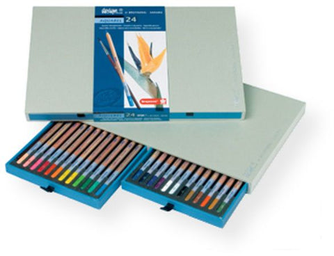 Bruynzeel Design Aquarel Pencil Sets, 24-Color Set