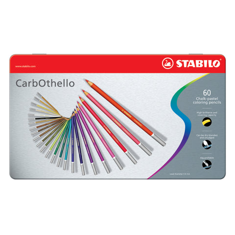 Stabilo CarbOthello Pastel Pencils, Sets, 60-Color Set