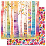 Paper Rose Rainbow Village 12x12 Paper Collection