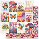 Paper Rose Rainbow Village 12x12 Paper Collection