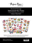 Paper Rose Rainbow Village Embossed Die Cuts