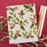 Spellbinders Glimmer Holly Background Hot Foil Plate from the De-Light-Ful Christmas Collection by Yana Smakula
