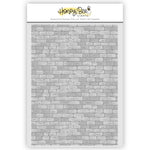 Honey Bee Stamps -Rustic Brick Wall - 3D Embossing Folder