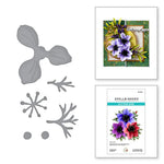 Spellbinders Anemone Etched Dies from the Summer Solstice Garden Collection by Susan Tierney-Cockburn