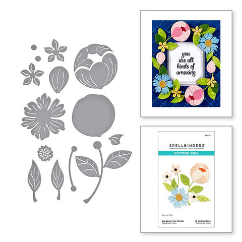 Spellbinders Gorgeous You Florals Etched Dies from the Gorgeous You Collection