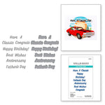 Spellbinders Classic Sentiments Etched Dies from the Classic Road Legends Collection