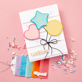 Spellbinders MYLAR BALLOONS ETCHED DIES FROM THE BIRTHDAY BASH COLLECTION BY SIMON HURLEY