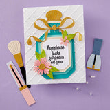 Spellbinders Flawless Sentiments Press Plate & Die Set from the Gorgeous You Collection