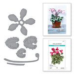 Spellbinders Cyclamen Etched Dies from the Winter's Grace Garden Collection by Susan Tierney-Cockburn