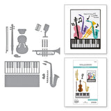 Spellbinders -MINI MUSICAL INSTRUMENTS ETCHED DIES FROM THE BIBI'S MUSICAL NOTES COLLECTION BY BIBI CAMERON