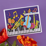 Spellbinders -MINI MUSICAL INSTRUMENTS ETCHED DIES FROM THE BIBI'S MUSICAL NOTES COLLECTION BY BIBI CAMERON