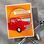 Spellbinders- Timeless Truck Etched Dies from the Classic Road Legends Collection by Mindy Eggen