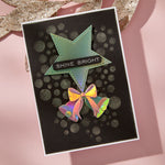 Spellbinders - Bow & Bell Scallop Frame Etched Dies from the All About Christmas Collection by Lisa Horton