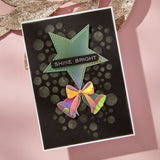 Spellbinders - Bow & Bell Scallop Frame Etched Dies from the All About Christmas Collection by Lisa Horton
