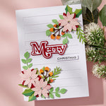 Spellbinders - Christmas Foliage Etched Dies from the All About Christmas Collection by Lisa Horton