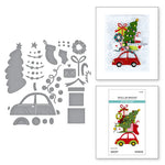 Spellbinders Yuletide Ride Etched Dies from the Wonderland Collection